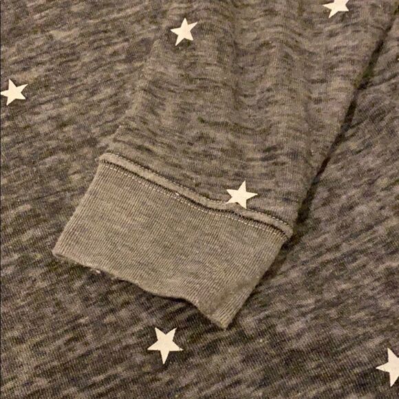 Wildfox Dark Grey & White Star Sweatshirt - Picture 5 of 7